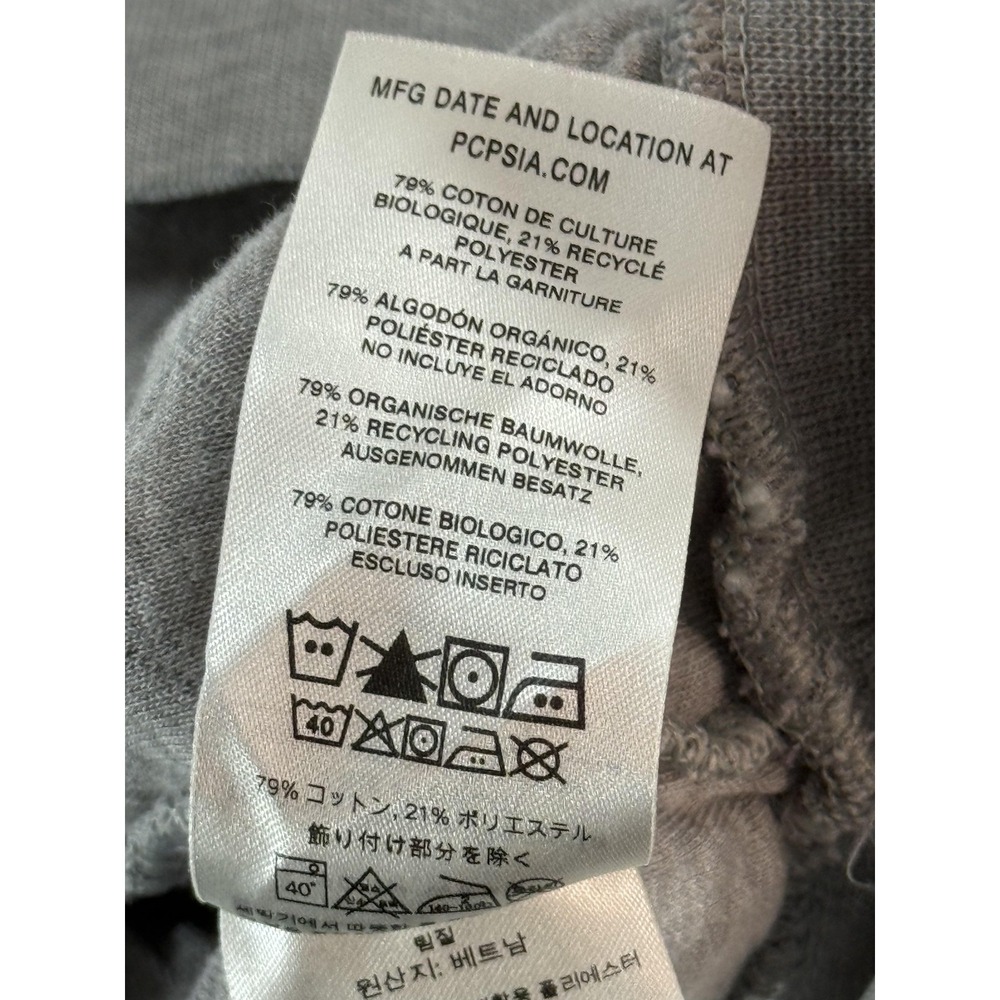 Patagonia Sweatshirt Womens M Gray Organic Cotton Quilt Snap-T Pullover Knit - Picture 9 of 10